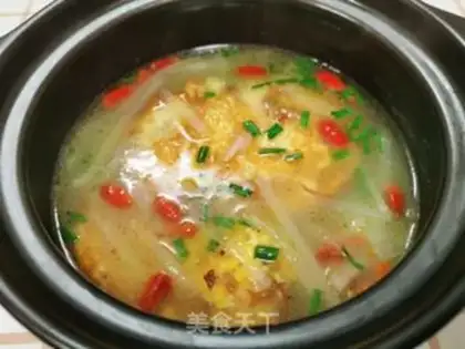 Make Fried egg radish soup step 9