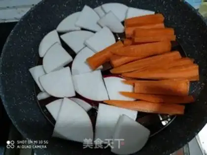Make Clear the radish step 2