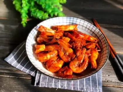 Make Shrimp quick eggplant step 5