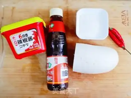 Make Sweet white radish dry step 0