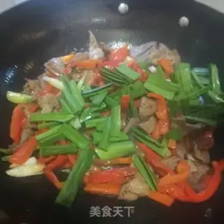 Make Sweet pepper fried pork liver step 9