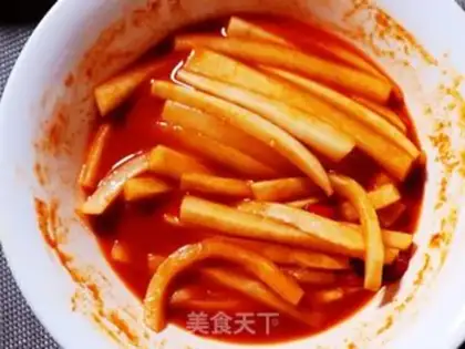 Make Sweet white radish dry step 6