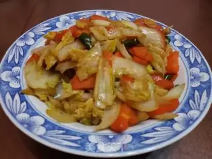 Make Cabbage with carrots step 5