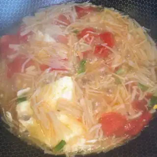 Make Tomato buns of eggs and mushrooms step 7