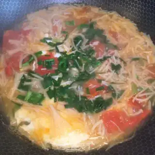 Make Tomato buns of eggs and mushrooms step 8