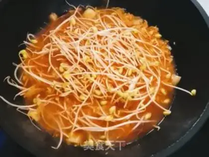Make Hot cabbage tofu soup step 5