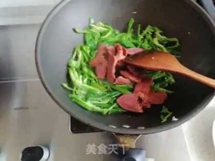 Make Pepper beef step 4