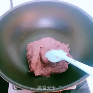 Make Christmas snow bread step 3