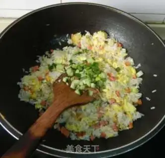 Make Homemade ham and rice step 6