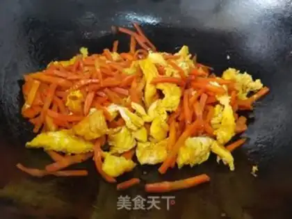 Make Carrot, duck eggs step 4
