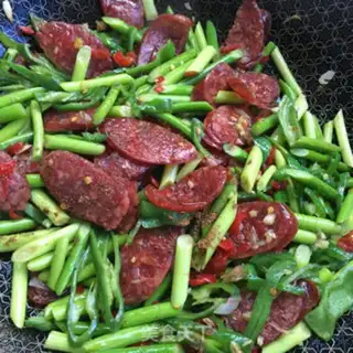 Make Garlic pepper fried sausage step 9