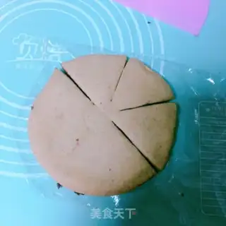 Make Christmas snow bread step 14