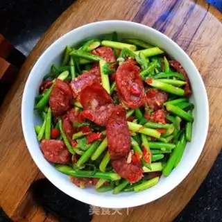 Make Garlic pepper fried sausage step 11