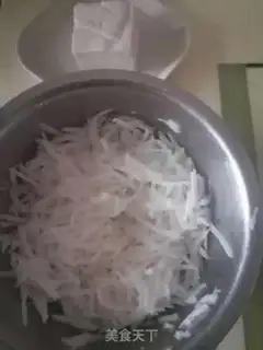 Make radish tofuballs step 0