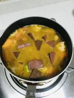 Make Pork blood fan step 5