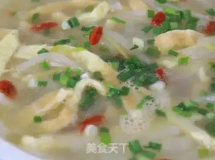 Make radish egg soup step 8