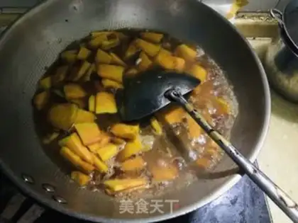 Make Pumpkin leaves step 6