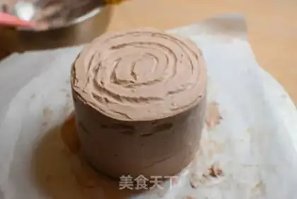 Make Chocolate stake birthday cake step 21