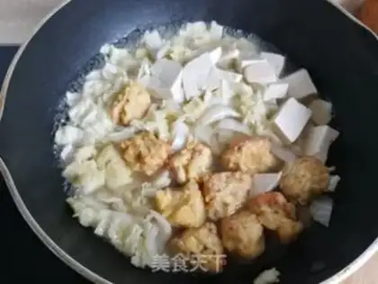Make Bean-to-cooked meatballs step 3