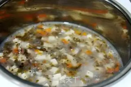 Make Horses and tofu egg soup step 5