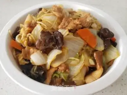 Make "Big cabbage with a bouquet of pork" step 7