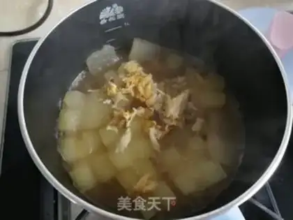 Make Crab powdered melon step 3