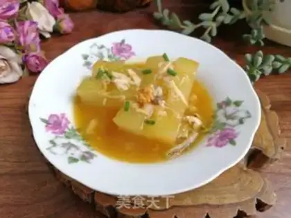 Make Crab powdered melon step 5