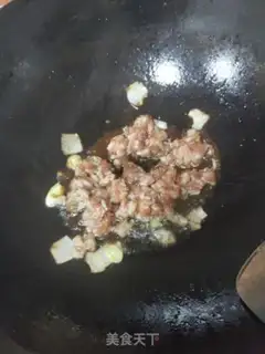 Make Meat and tofu step 1