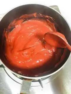 Make A mountain cake step 10