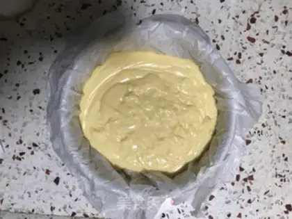 Make Basque cheesecake step 7