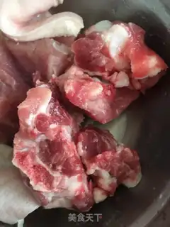 Make Lotus green bean steak soup step 0