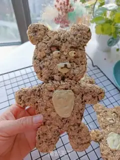 Make oatmeal bear crackers step 8