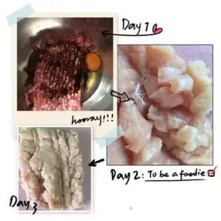 Make Pork chicken radish dumplings step 1