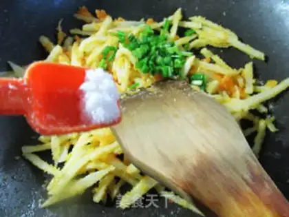Make Salted eggs, sour potatoes step 5