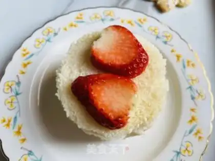 Make ♪ Flower-ring toast cake ♪ step 2