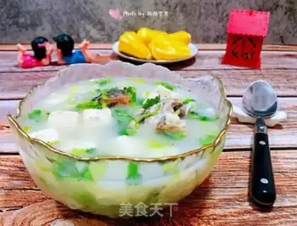 Make Black fish tofu soup step 9