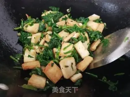 Make Spinach tofu step 4