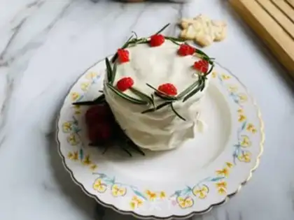 Make ♪ Flower-ring toast cake ♪ step 6