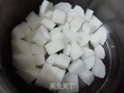 Make radish oxen step 0