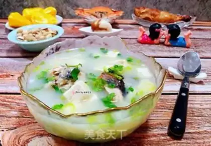 Make Black fish tofu soup step 12