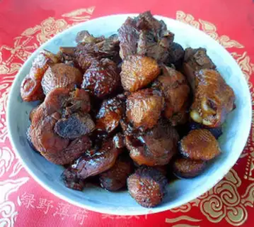 Make Chestnut chicken leg step 8