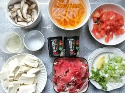 Make Lamb stew tofu step 0