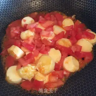 Make Tomato mushroom tofu step 5