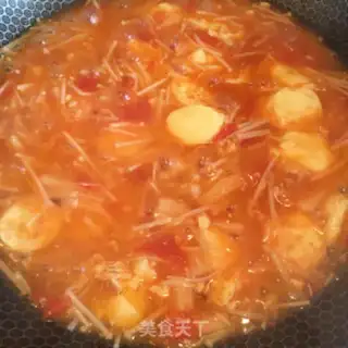 Make Tomato mushroom tofu step 8