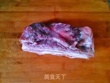 Make The dry bean horn step 0