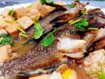 Make Cricket egg tofu, black fish step 10