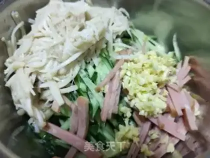 Make Frozen needle mushrooms step 8