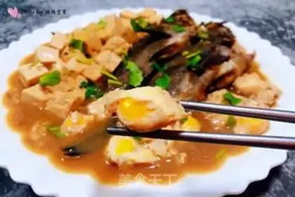 Make Cricket egg tofu, black fish step 11