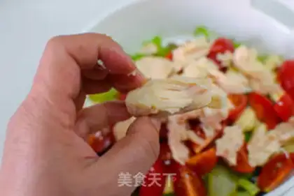 Make Quinoa chicken diet salad step 6