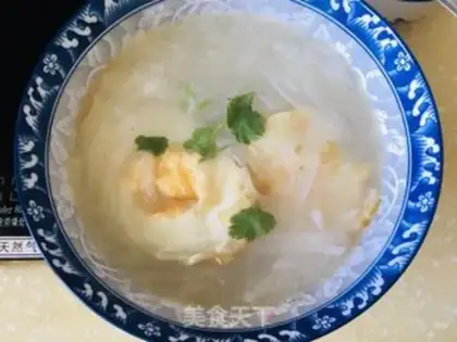 Make radish egg soup step 7